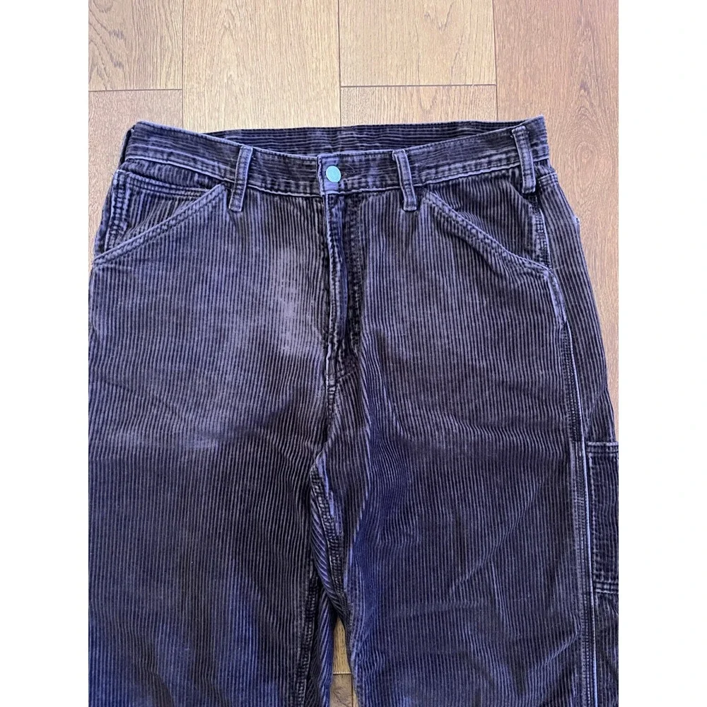 Levi's Workwear fit Corduroy Pants size 32/30 Purple-ish Cargo Carpenter